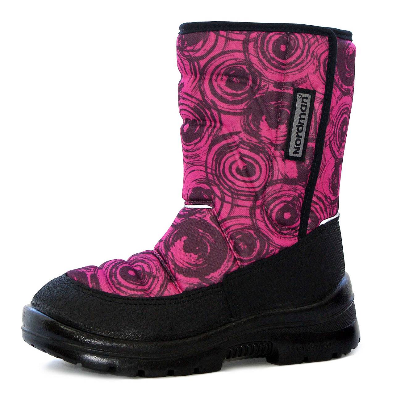 Зимние детские сапоги Nordman Lumi  на липучке KRUGI PINK - фото 2