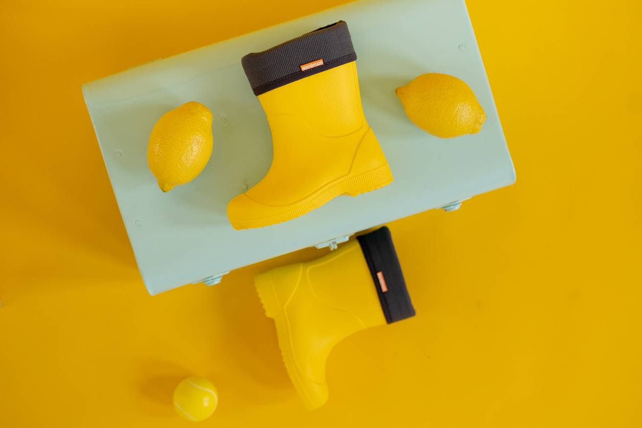 Сапоги детские Nordman Jet со съёмным флисовым утеплителем желтые - фото 9