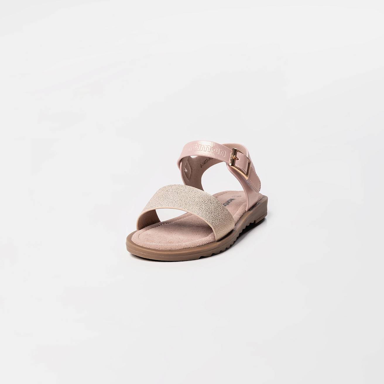 Босоножки детские летние золотистые - фото 5