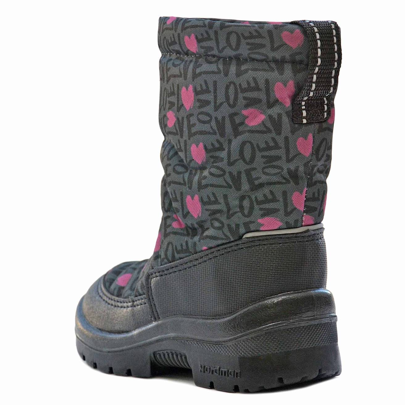 Зимние детские сапоги Nordman Lumi LV GREY - фото 5