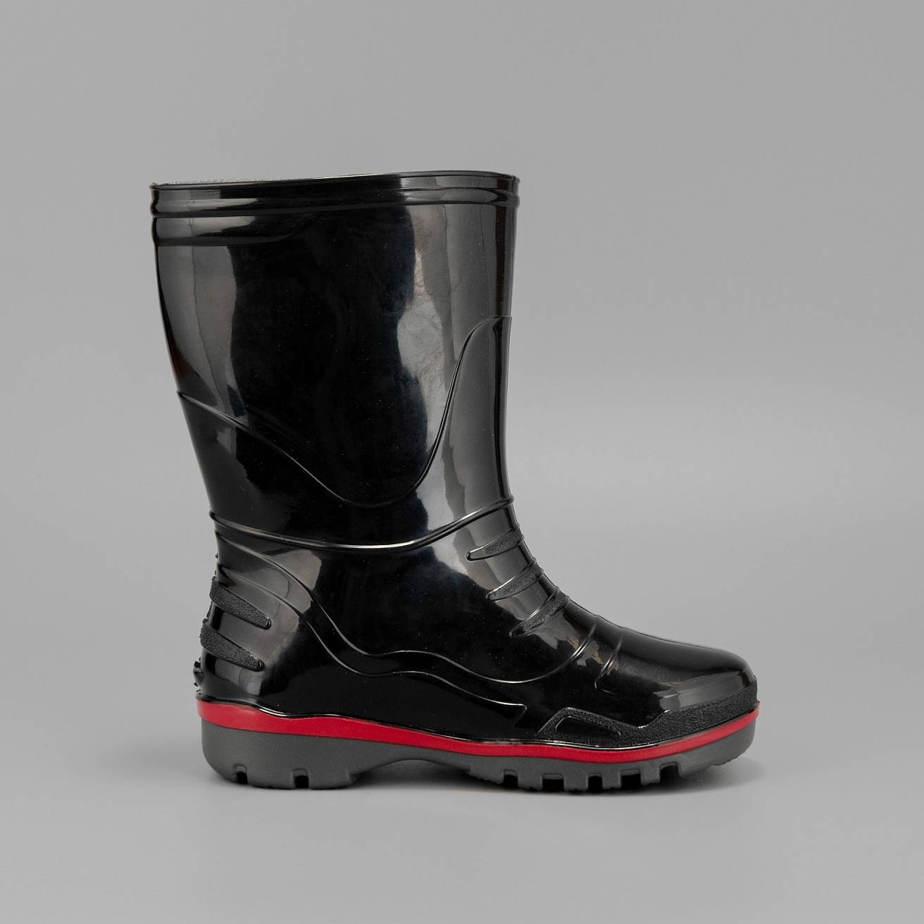 Nordman Step сапоги школьные из ПВХ, черные - фото 5
