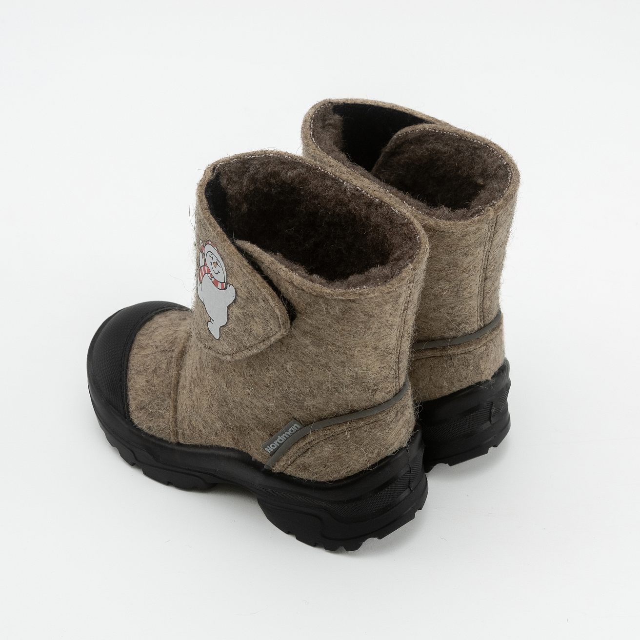 Валенки Nordman на липучке тёмно-серые - фото 2