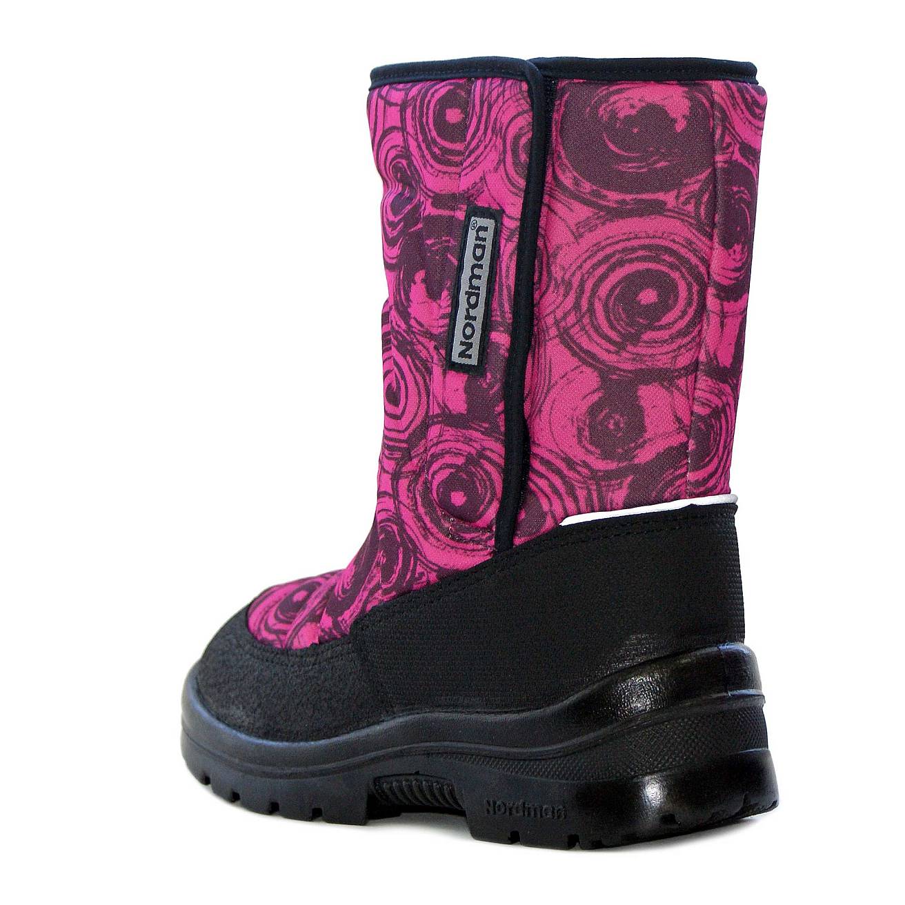 Зимние детские сапоги Nordman Lumi  на липучке KRUGI PINK - фото 3