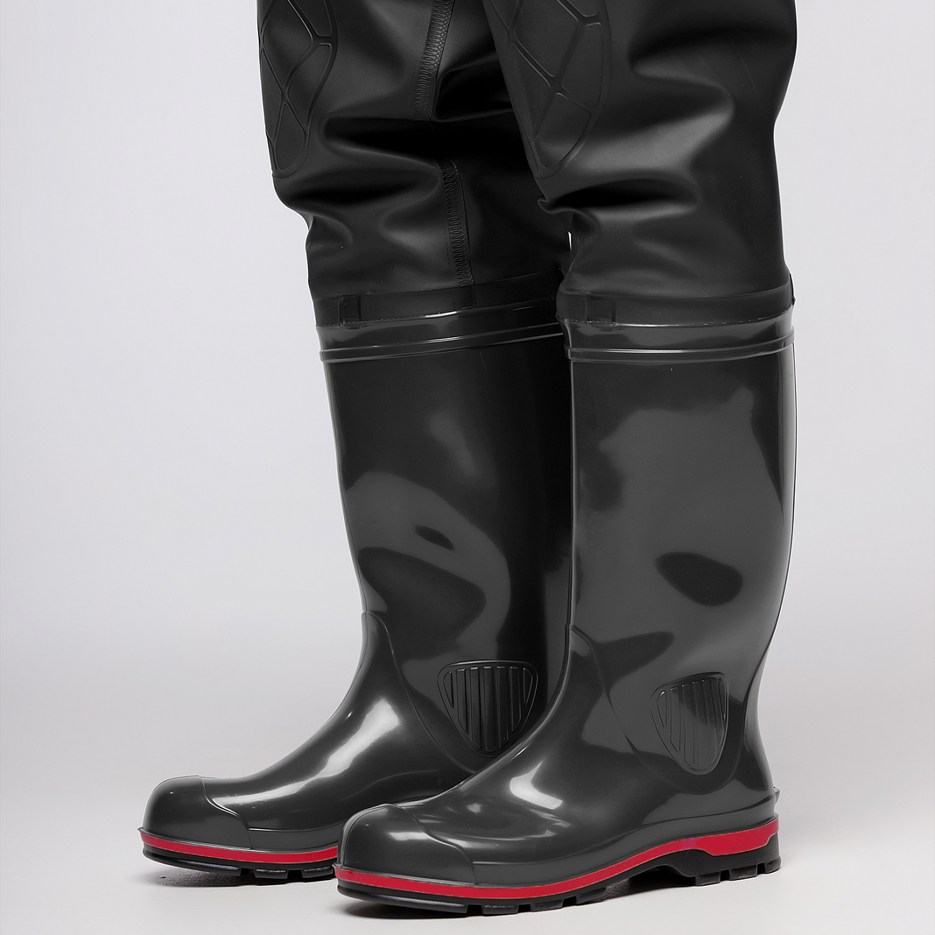 Сапоги рыбацкие Nordman 15 с надставкой из винитола черные - фото 5