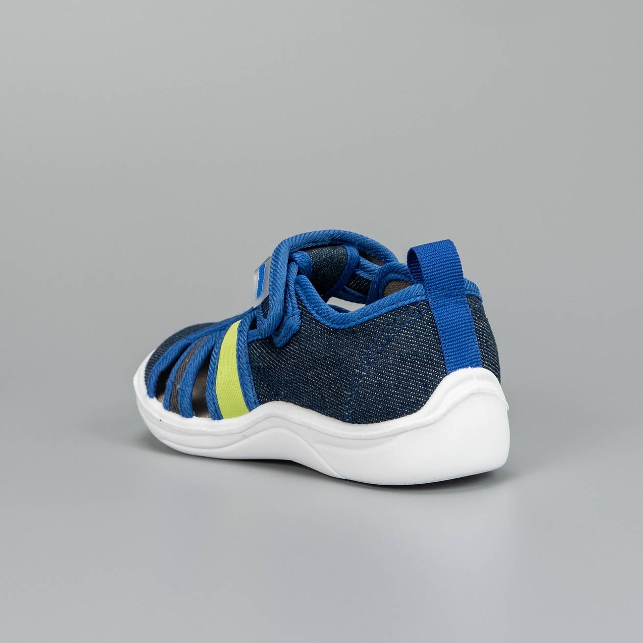 Тапочки детские Nordman Stars cине-зеленые - фото 3