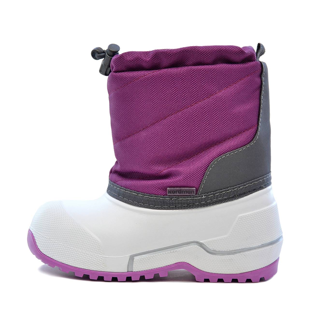 Сноубутсы Nordman Cross из ЭВА+ТЭП белый/фуксия - фото 3