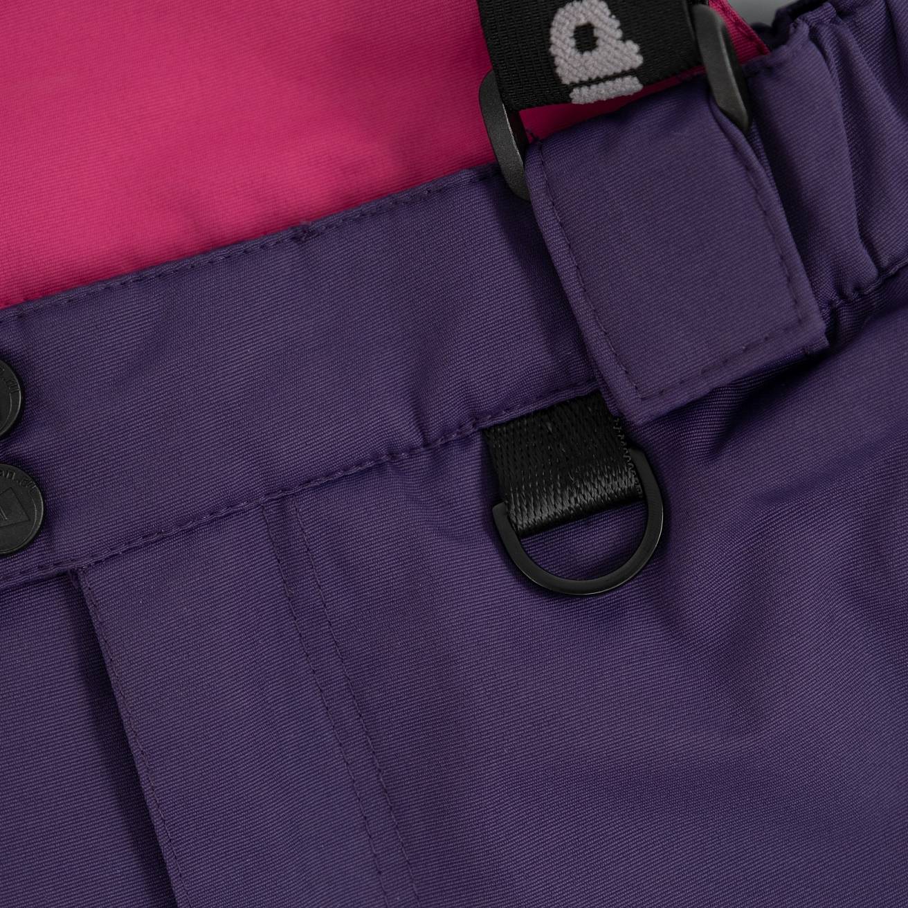 Полукомбинезон детский Nordman Wear сиреневый/черный - фото 5