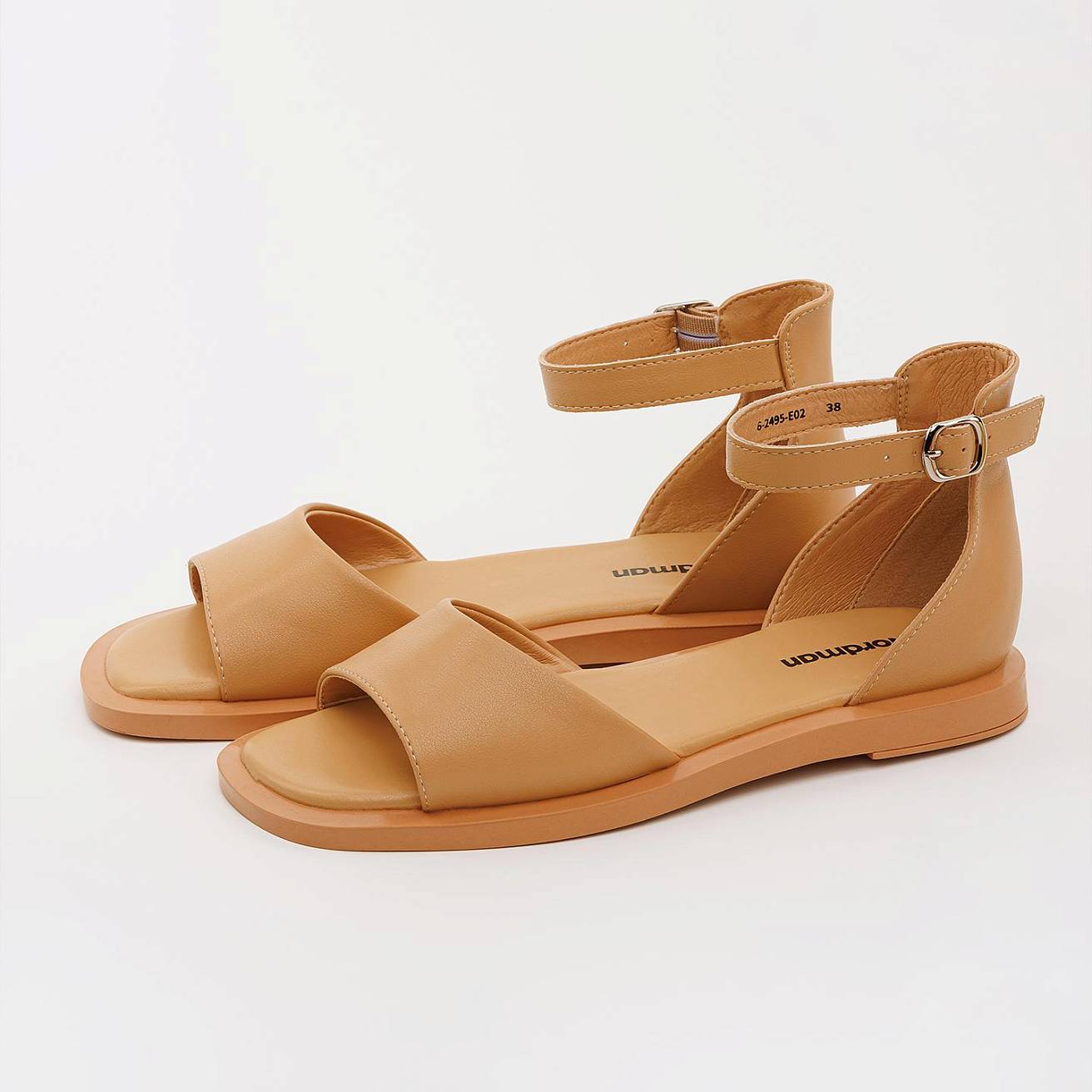 Женские сандалии Nordman бежевые - фото 1