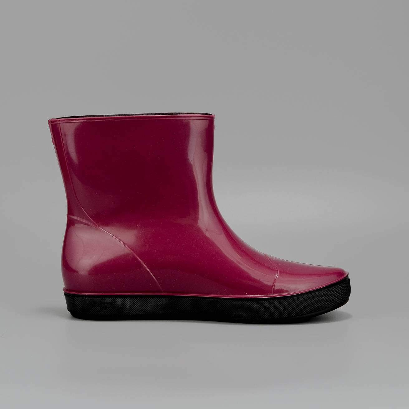 Женские ботильоны Nordman Alida бордовые с черной подошвой - фото 2