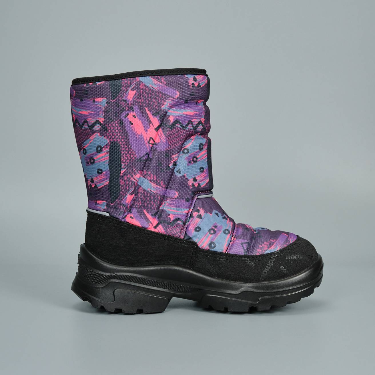 Зимние детские сапоги Nordman Lumi  на липучке MATIS PLUM - фото 4