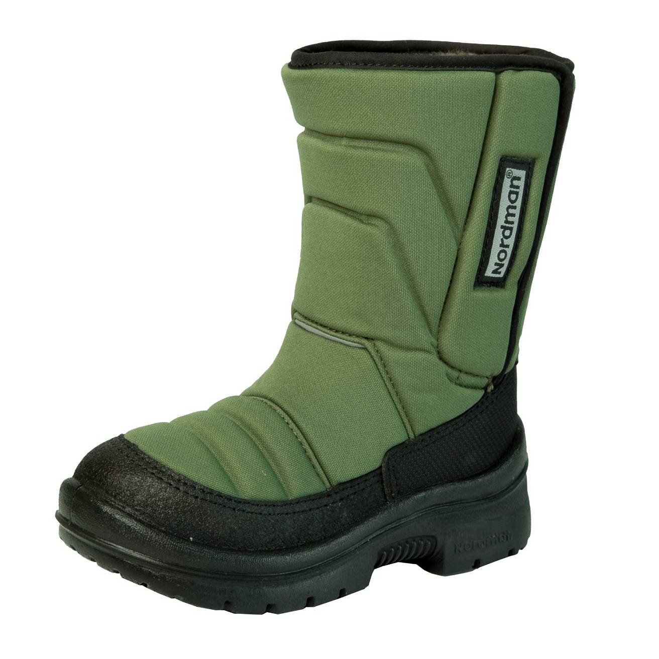 Зимние детские сапоги Nordman Lumi  на липучке Хаки - фото 2