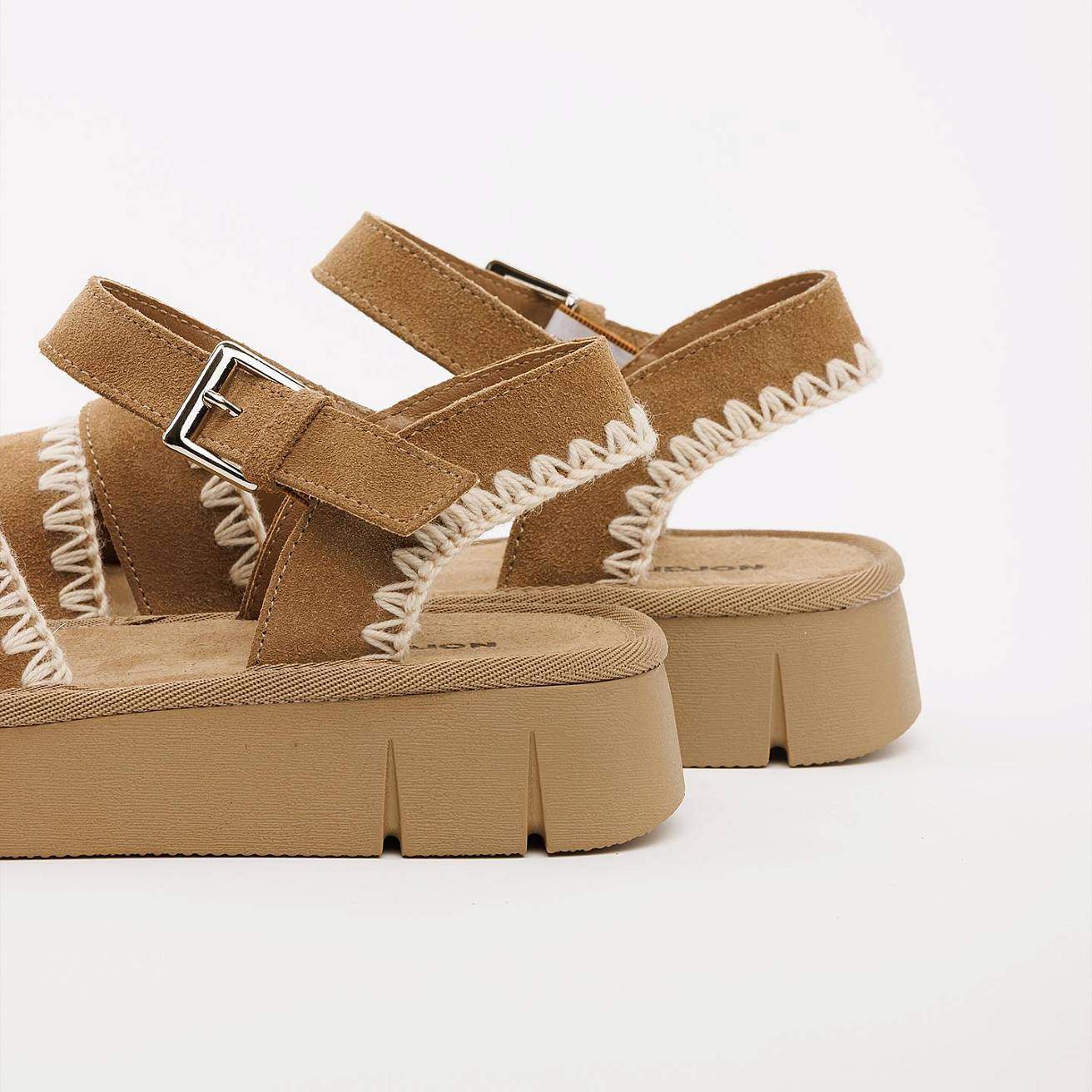 Женские сандалии Nordman бежевые - фото 3