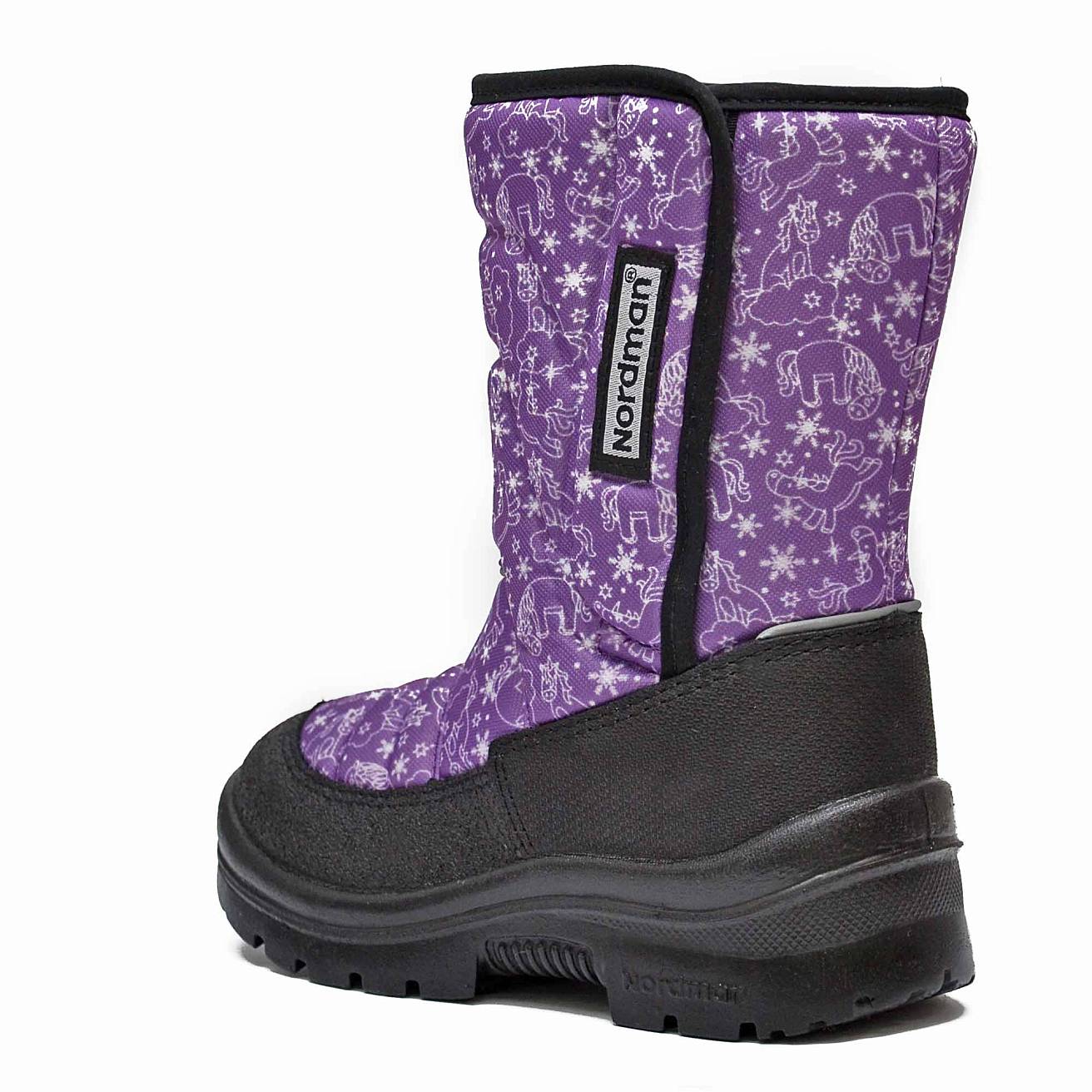 Зимние детские сапоги Nordman Lumi на липучке UNICORNS - фото 4