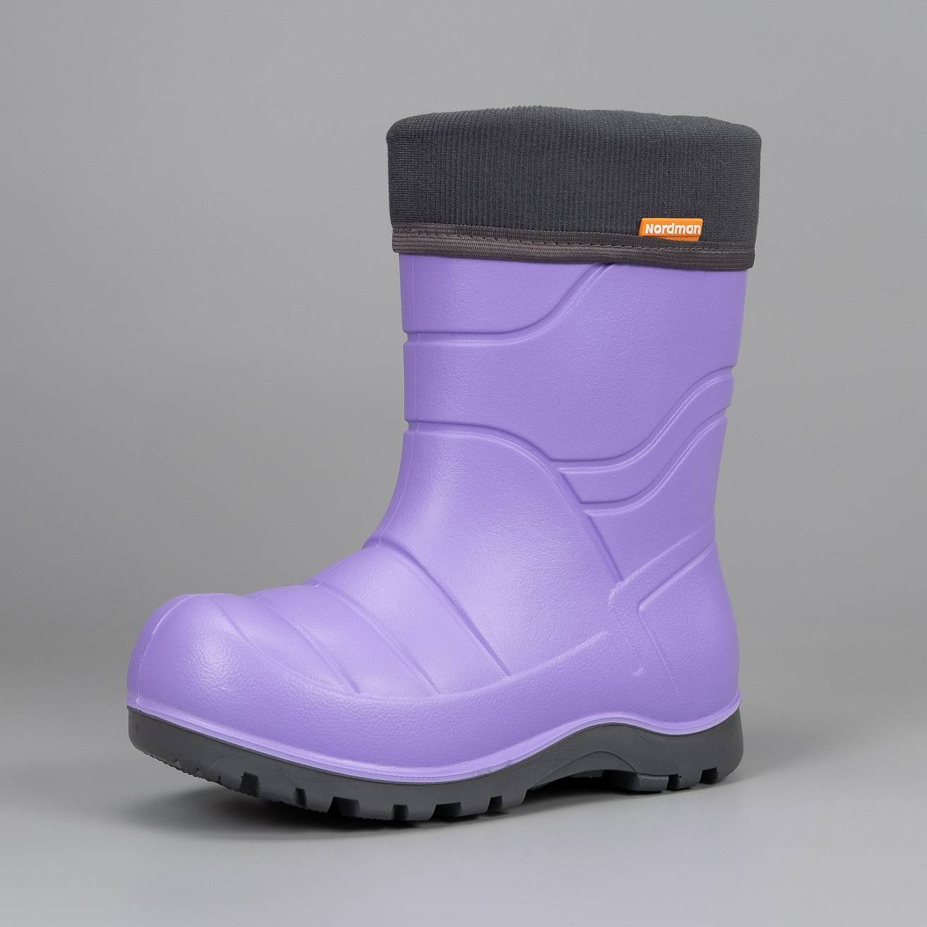 Сапоги детские Nordman Flash со съемным флисовым утеплителем фиолетовые - фото 2