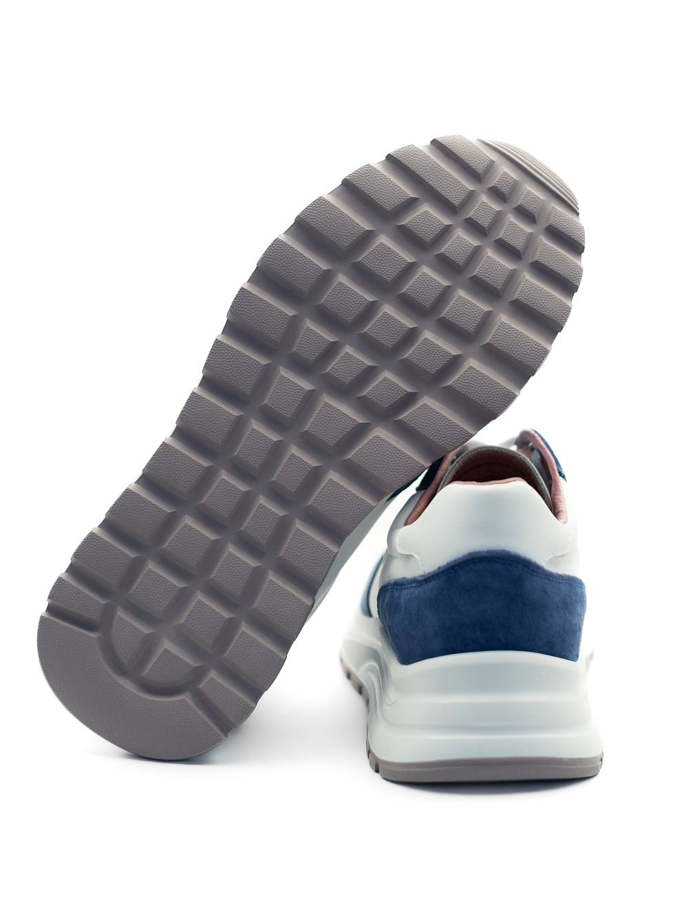 Кроссовки Nordman женские белые с синим - фото 4