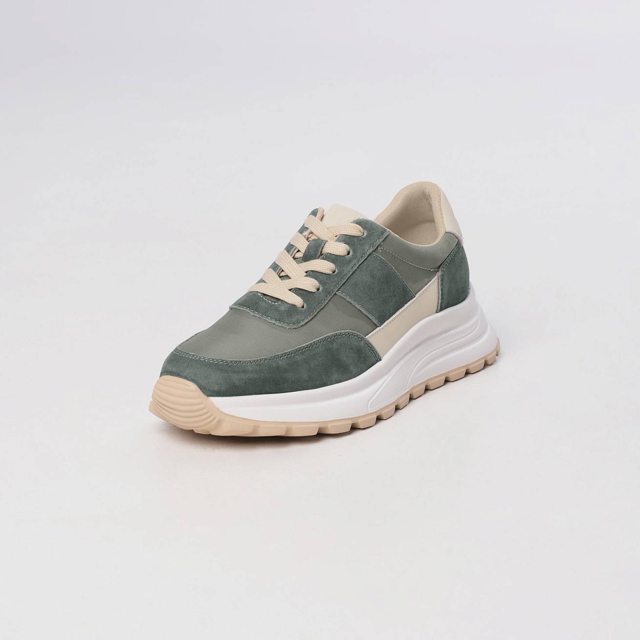 Кроссовки Nordman женские цвет зелёный - фото 4