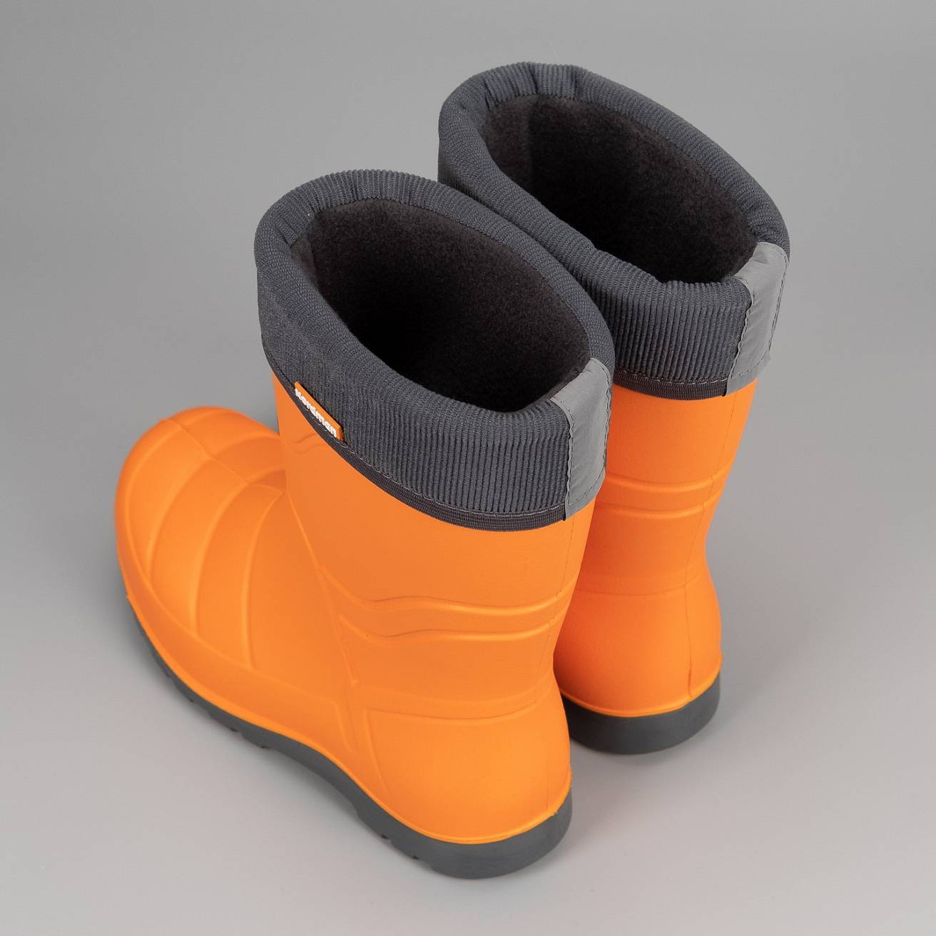 Сапоги детские Nordman Flash со съемным флисовым утеплителем оранжевые - фото 7