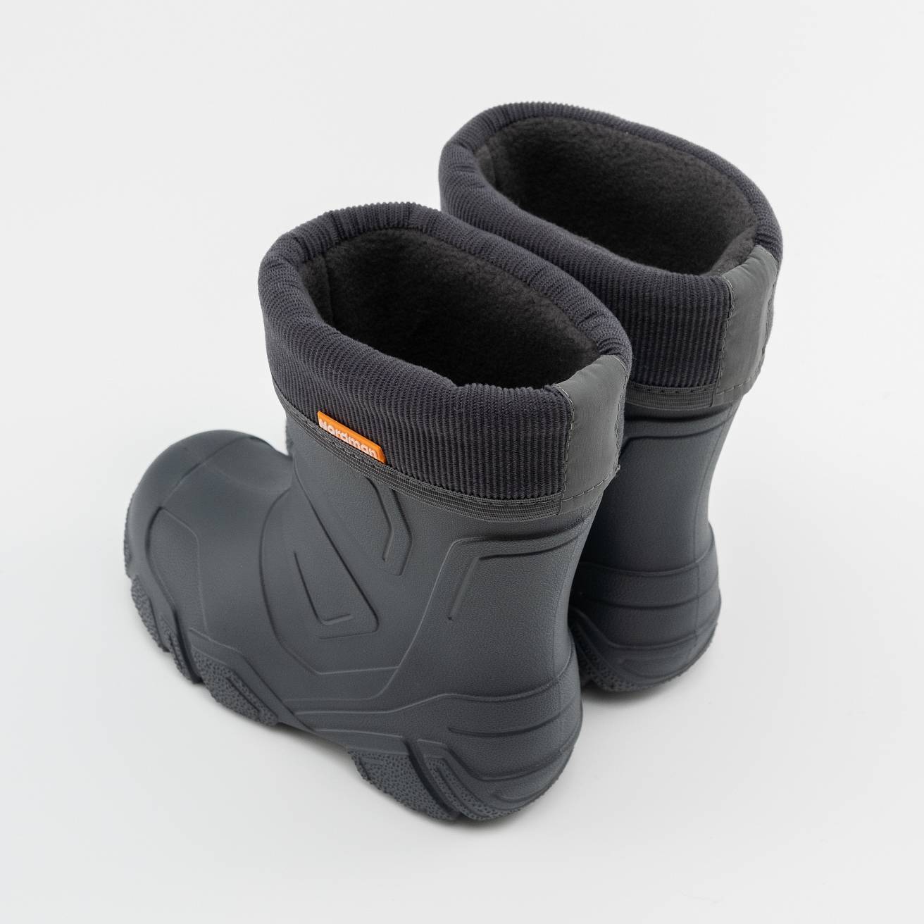 Сапоги детские Nordman Kids 2.0 со съемным флисовым утеплителем серые - фото 2