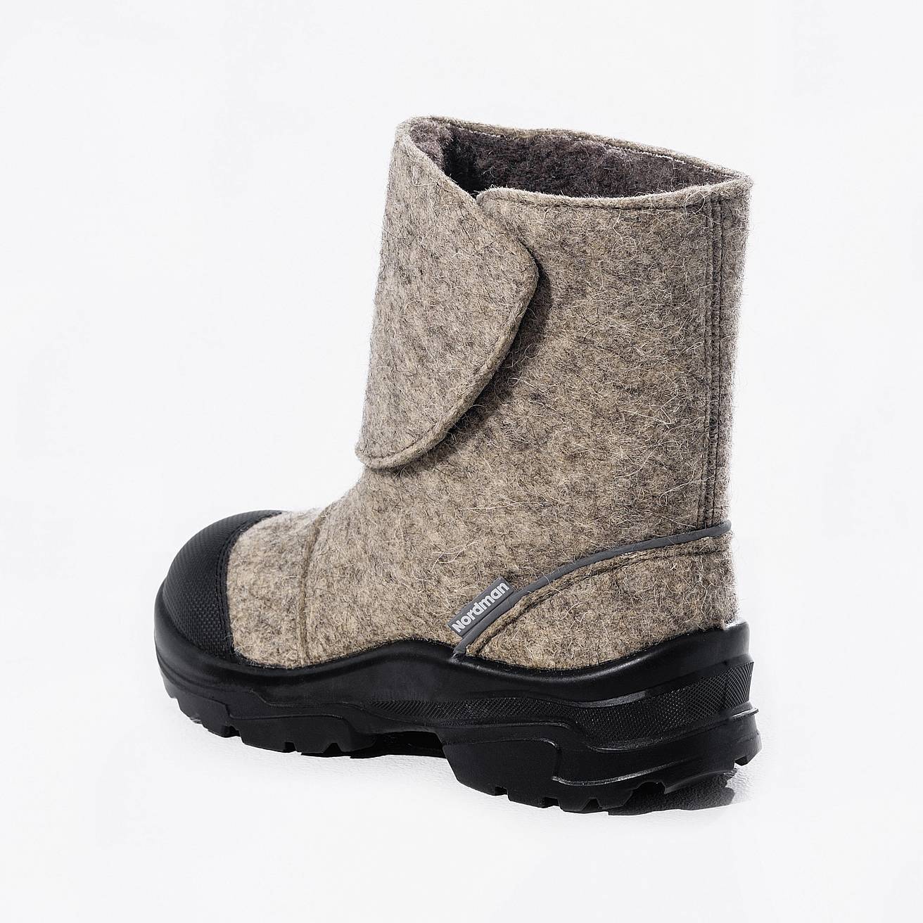 Валенки Nordman на липучке тёмно-серые - фото 5