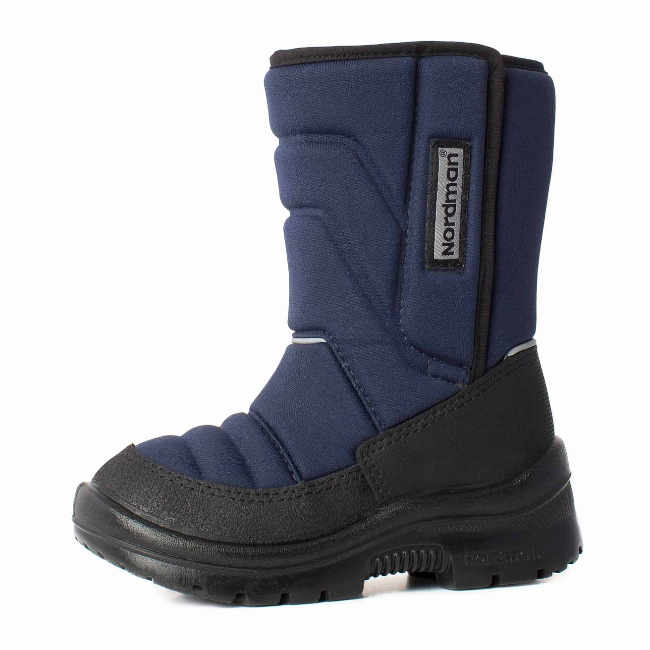 Зимние детские сапоги Nordman Lumi  на липучке синие - фото 2