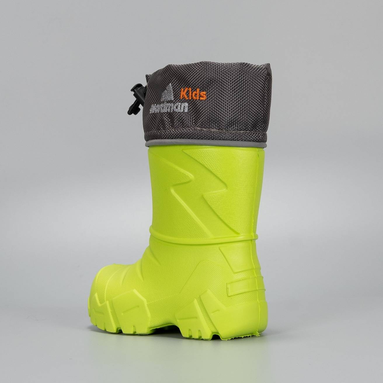 Сапоги Nordman Kids из ЭВА с вшитым меховым вкладышем  лайм - фото 4