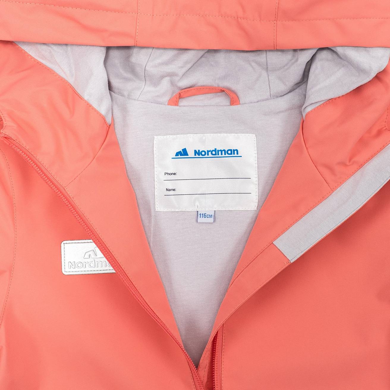 Nordman Wear куртка-ветровка без утеплителя розовая - фото 7