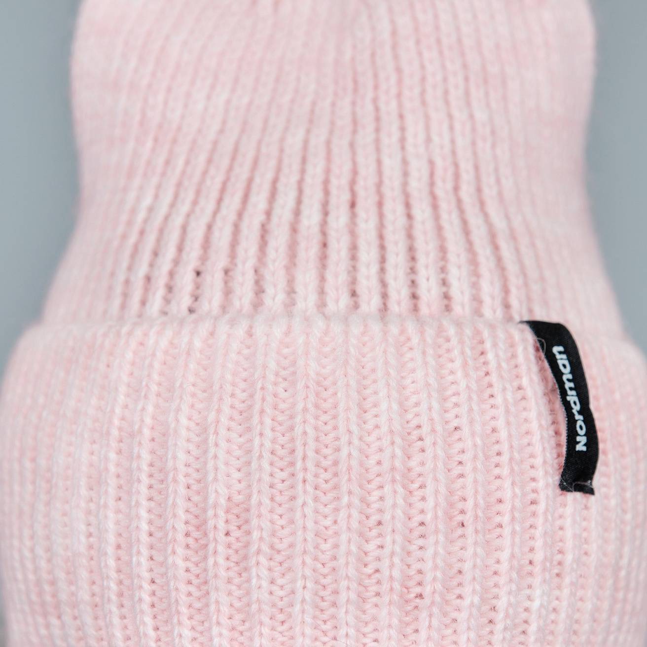 Шапка вязаная Nordman цвет темный персиковый - фото 4