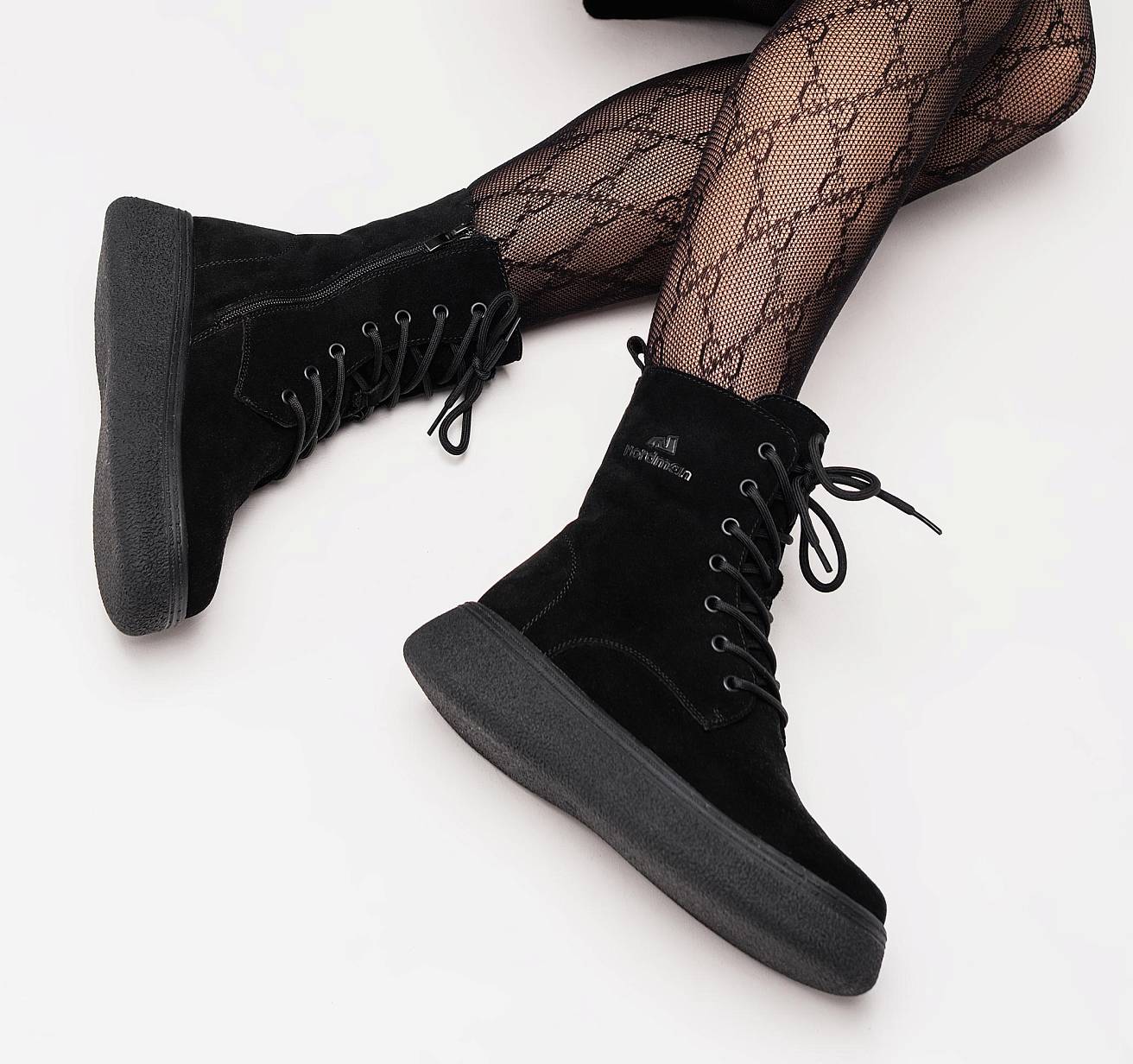 Nordman ботинки на шнурках цвет черный - фото 4