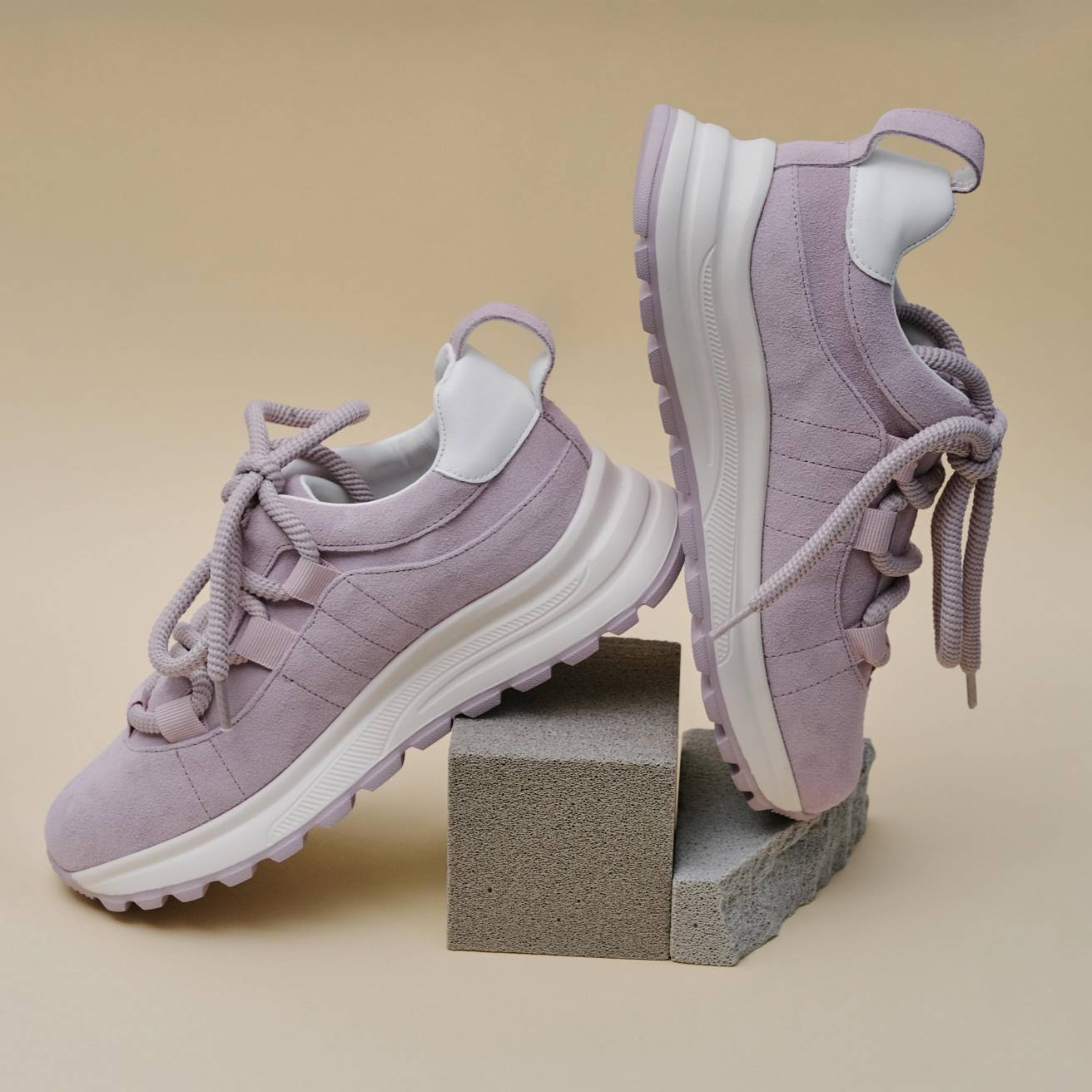Кроссовки Nordman женские сиреневые - фото 3