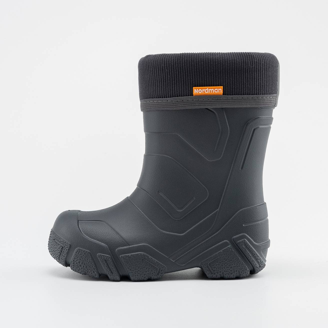 Сапоги детские Nordman Kids 2.0 со съемным флисовым утеплителем серые - фото 3