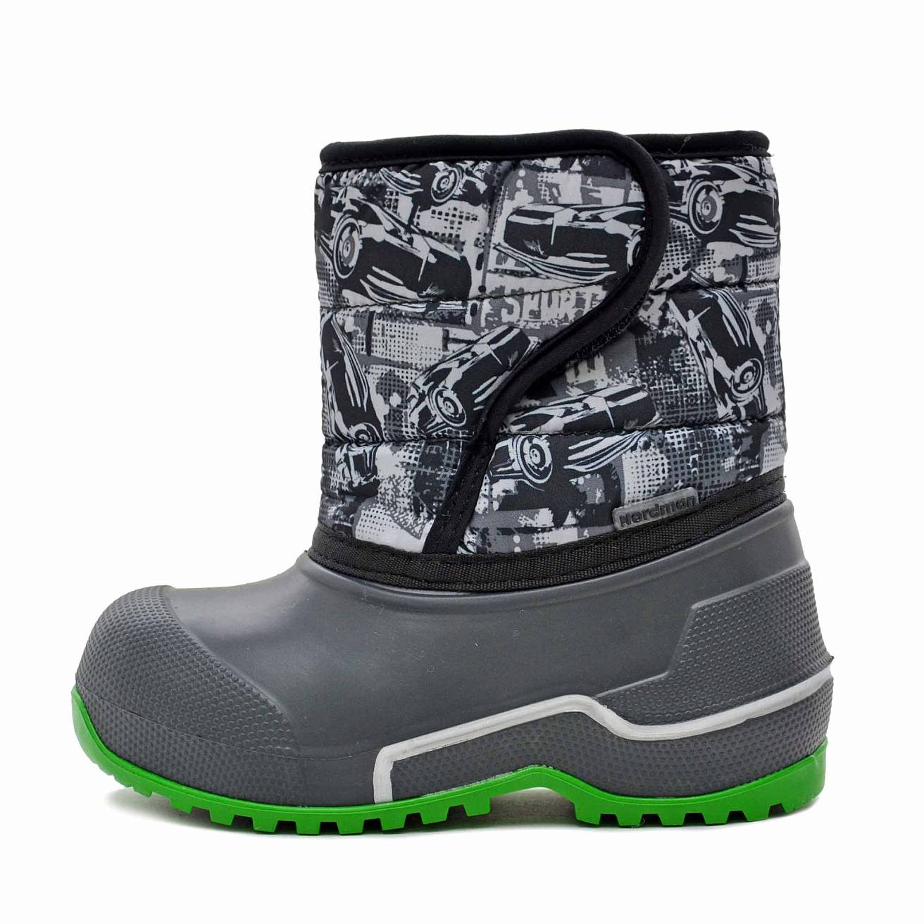 Сноубутсы Nordman Cross из ЭВА+ТЭП серый/зеленый - фото 3
