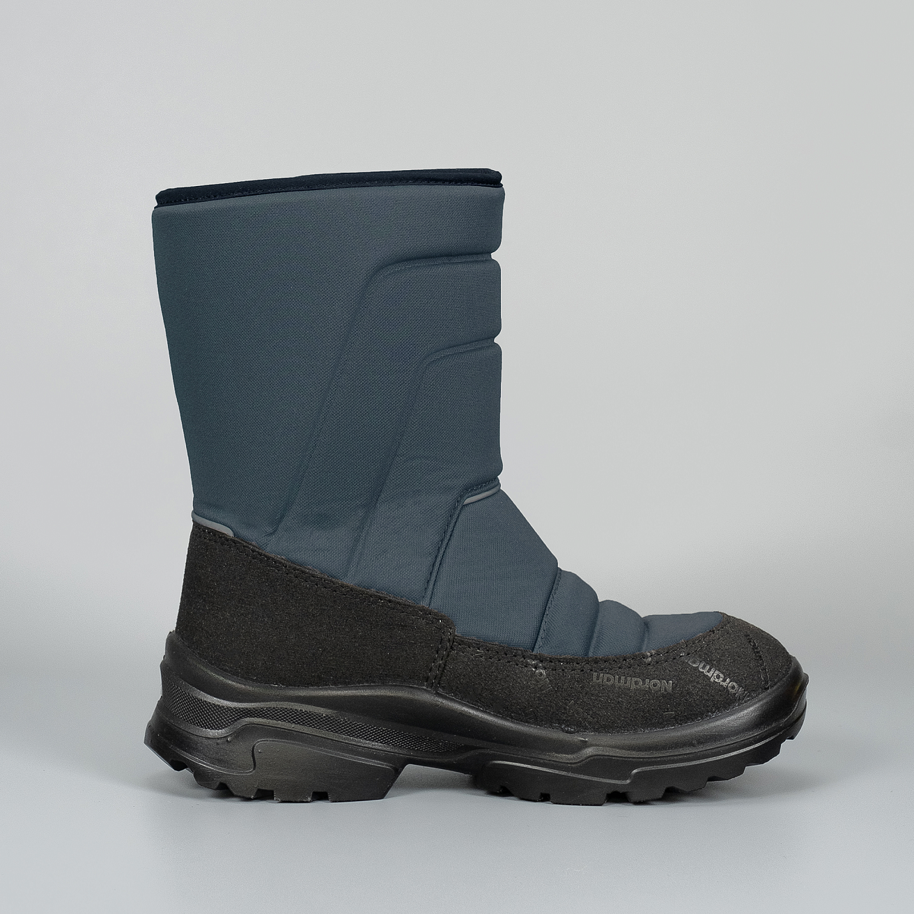 Зимние детские сапоги Nordman Lumi  на липучке темно-серые - фото 6