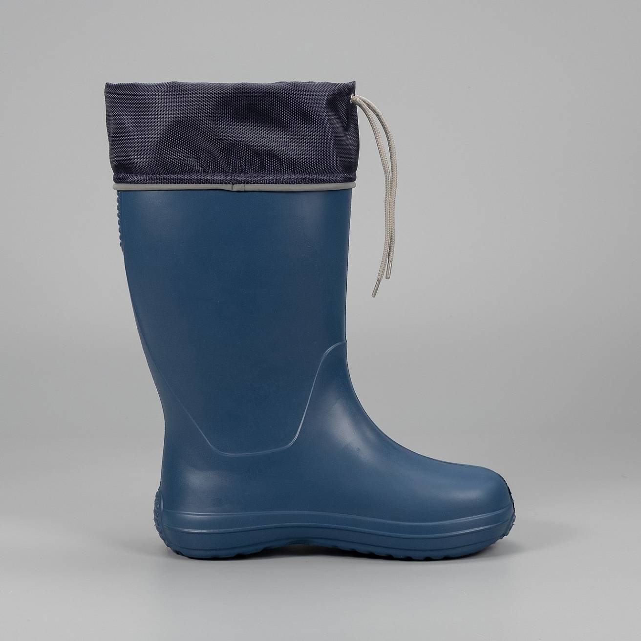 Женские сапоги Nordman Silla с мехом и манжетами  синие - фото 5