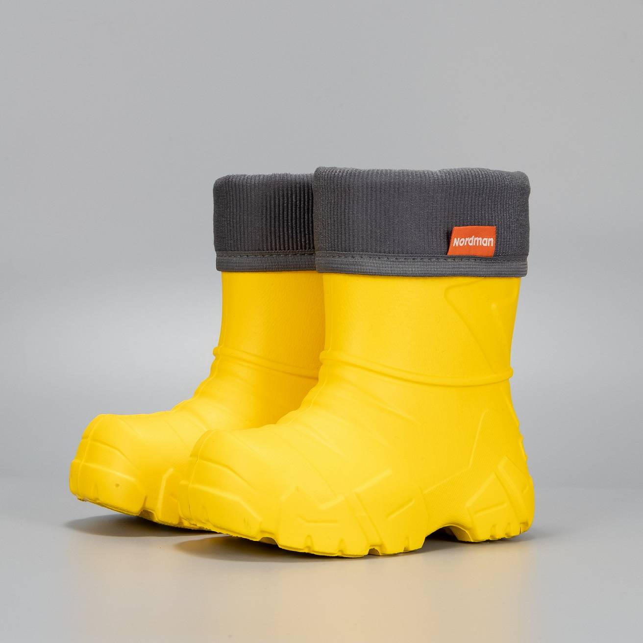Сапоги детские Nordman Kids со съемным флисовым утеплителем желтые - фото 2