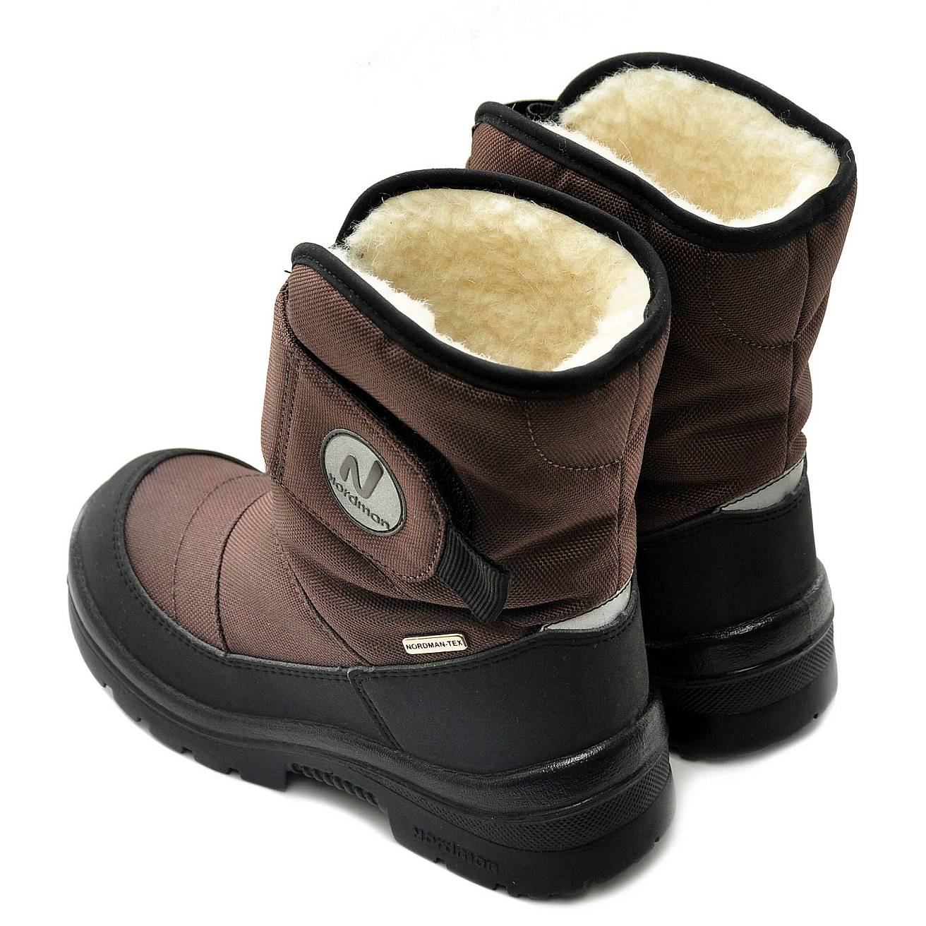 Зимние детские сапоги Nordman Next коричневые - фото 6