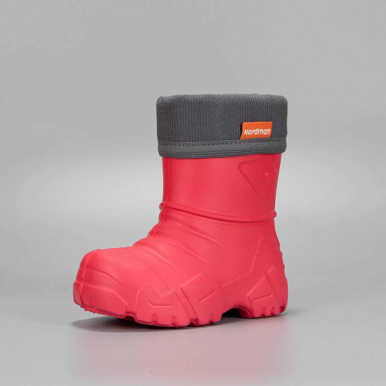 Сапоги детские Nordman Kids со съемным флисовым утеплителем красные - фото 3