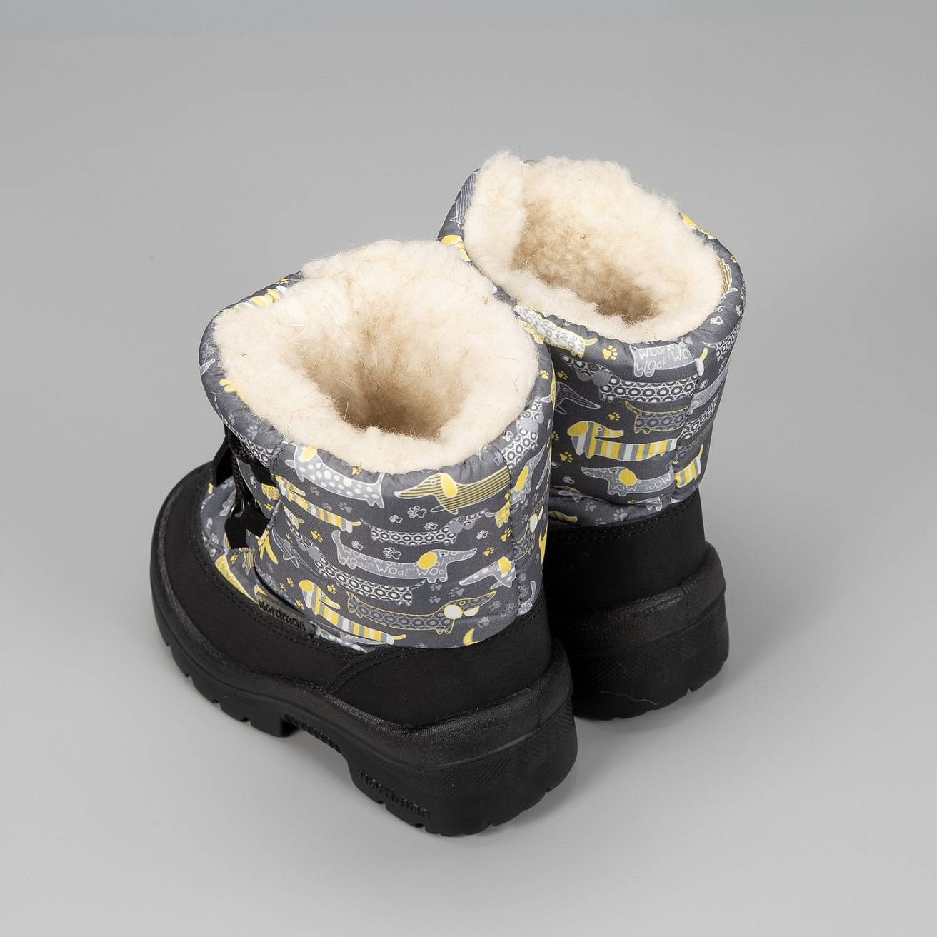 Зимние детские сапоги Nordman Mini на шнуровке серые - фото 7