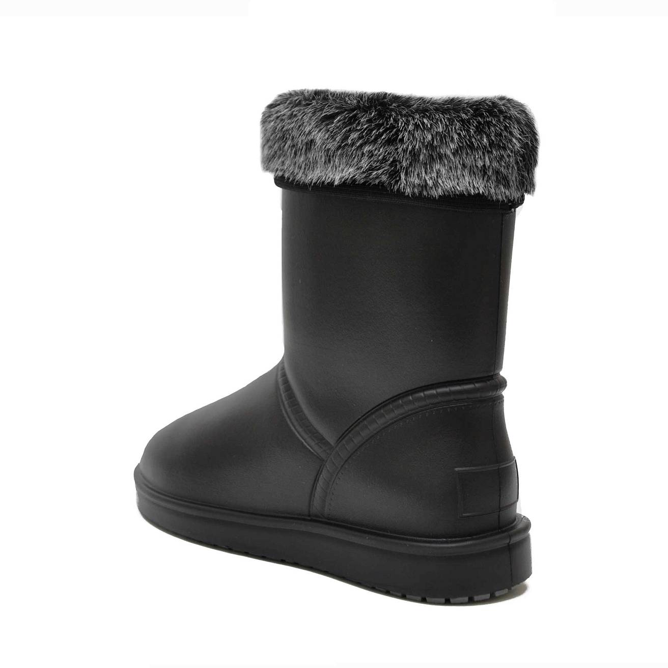 Угги Nordman Frosto с опушкой черные - фото 4