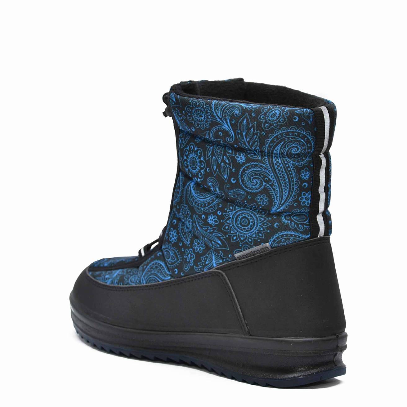 Ботинки Nordman Click на шнуровке PAISLEY_ZO_$V#BLUE - фото 4