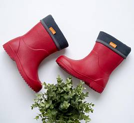 Фото Сапоги детские Nordman Jet со съемным флисовым утеплителем красные