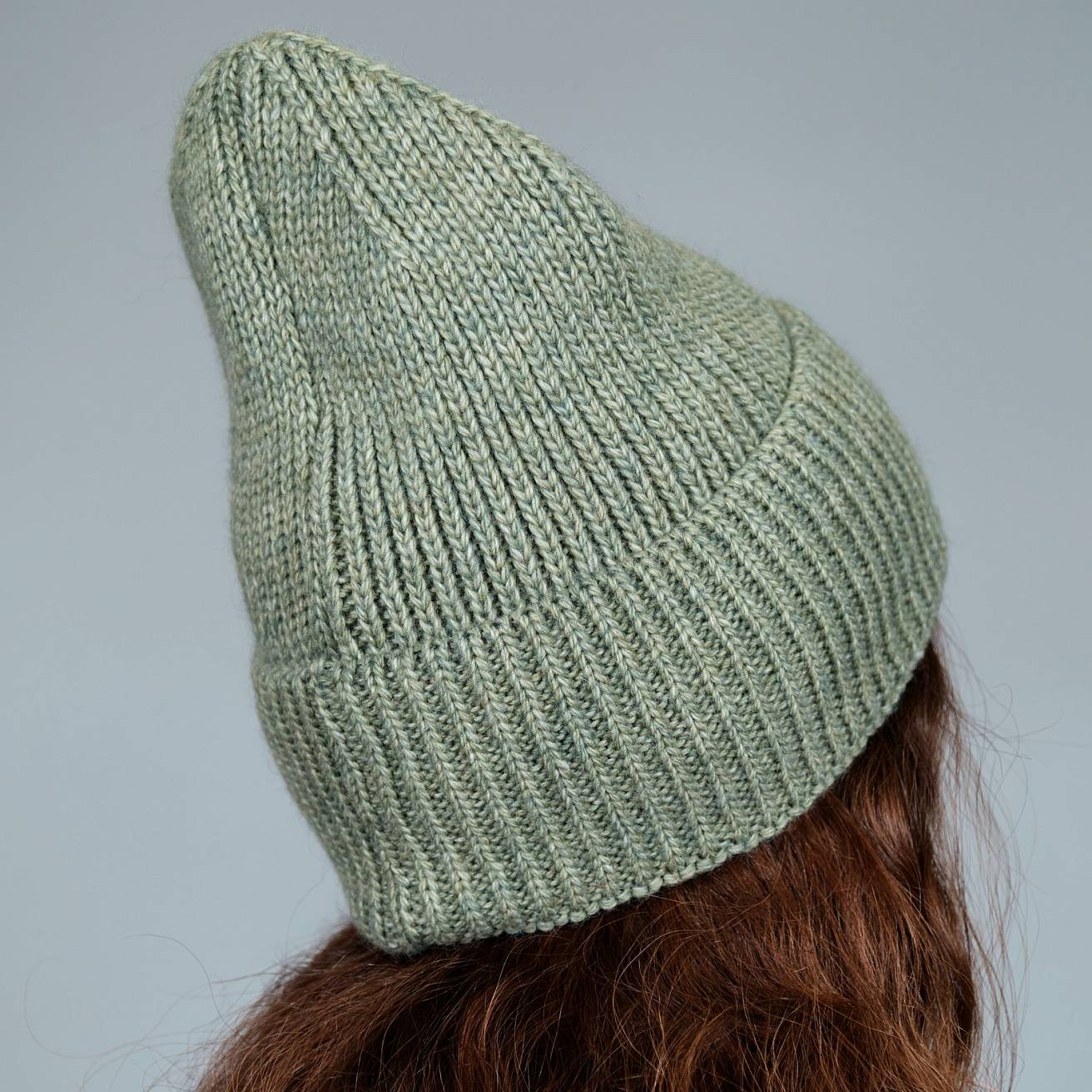 Шапка вязаная Nordman цвет темный хаки - фото 2