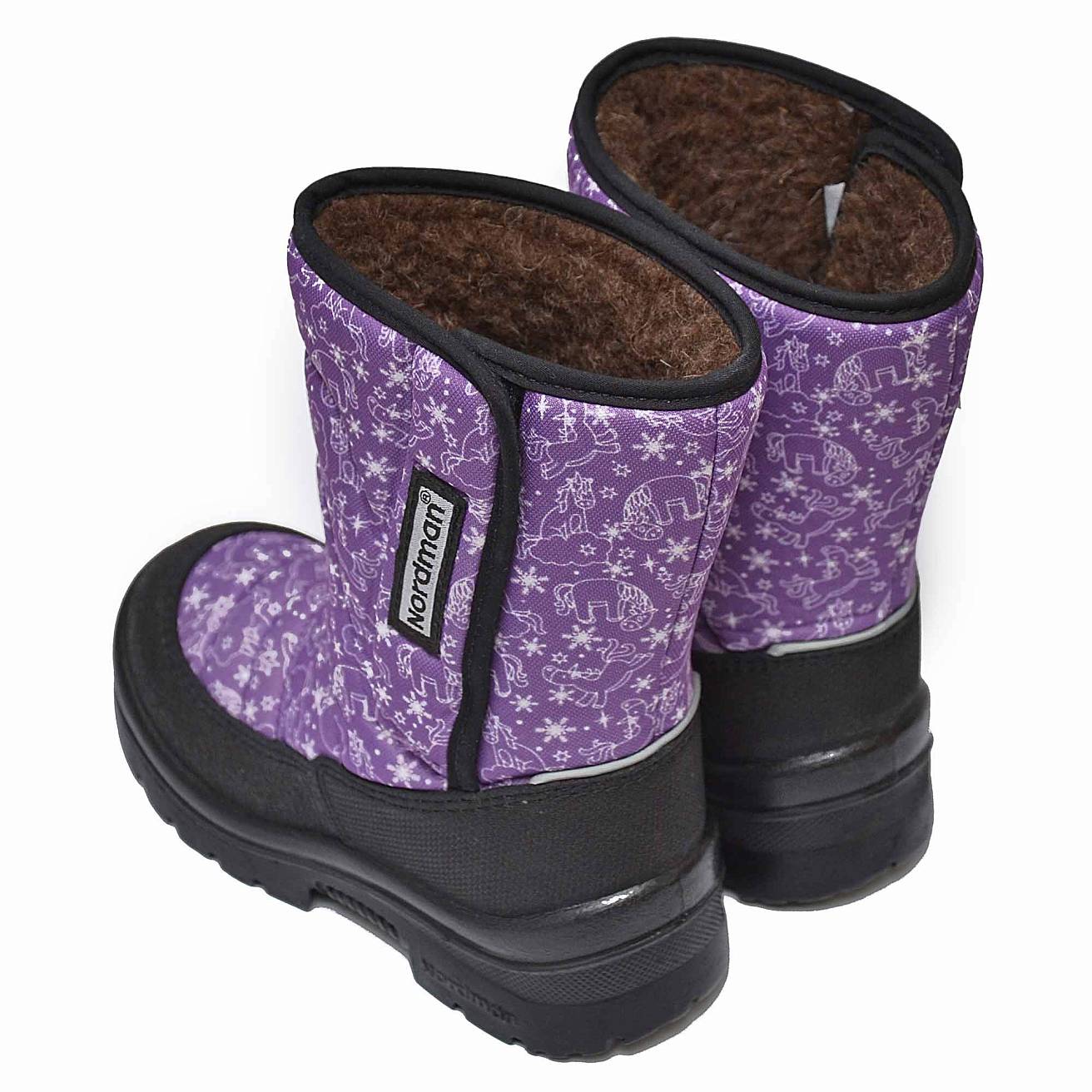 Зимние детские сапоги Nordman Lumi на липучке UNICORNS - фото 6