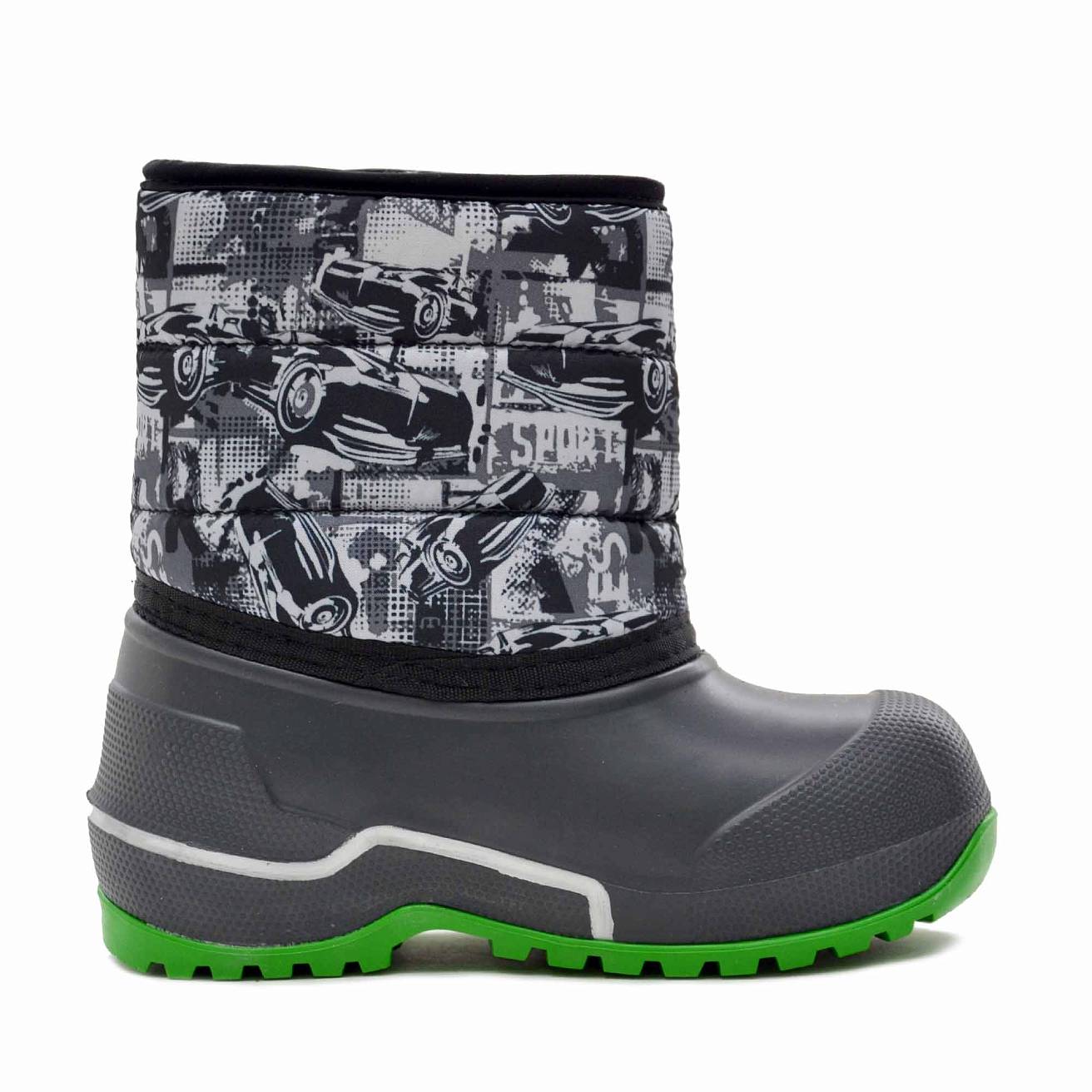 Сноубутсы Nordman Cross из ЭВА+ТЭП серый/зеленый - фото 5