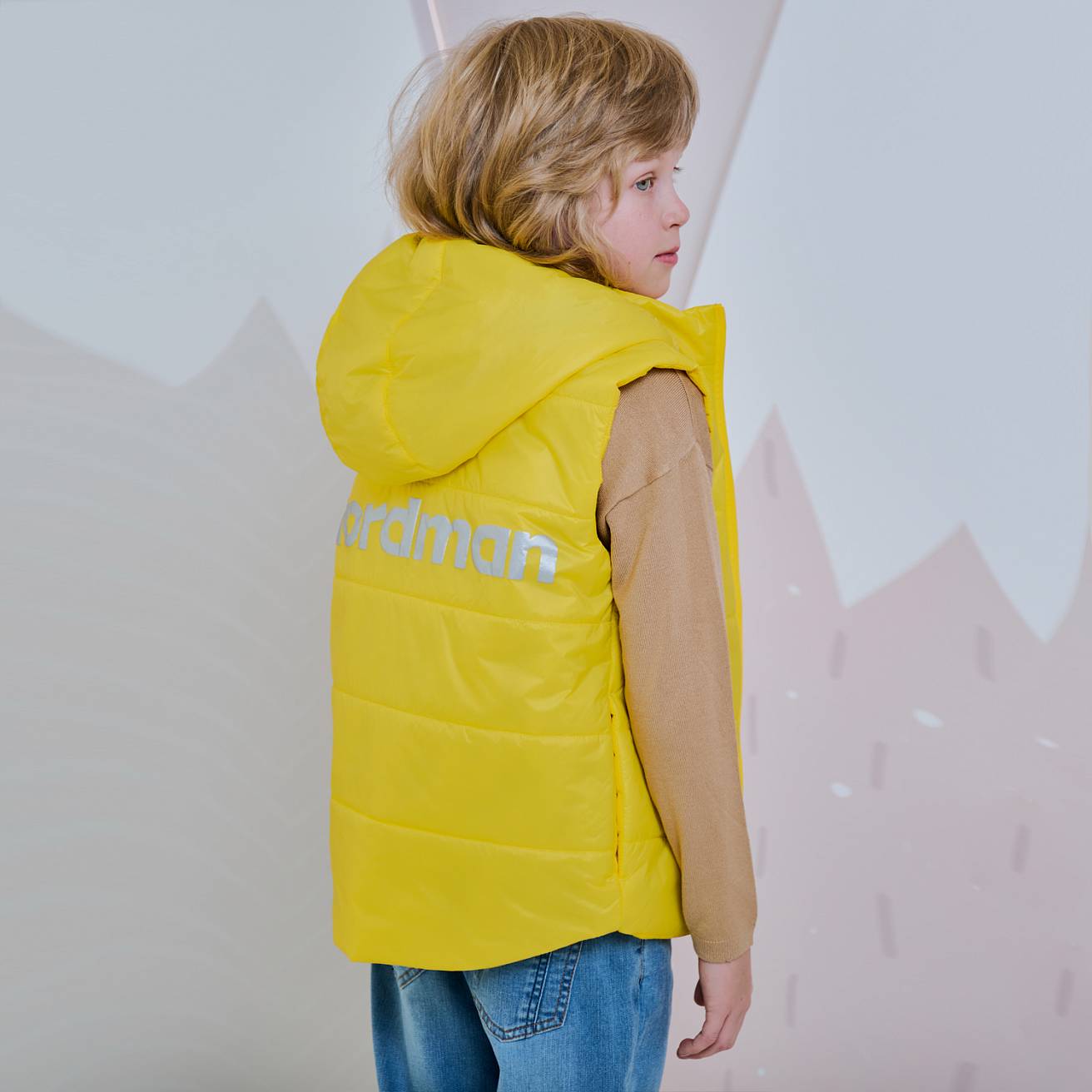 Nordman Wear жилет утепленный для мальчика желтый - фото 2