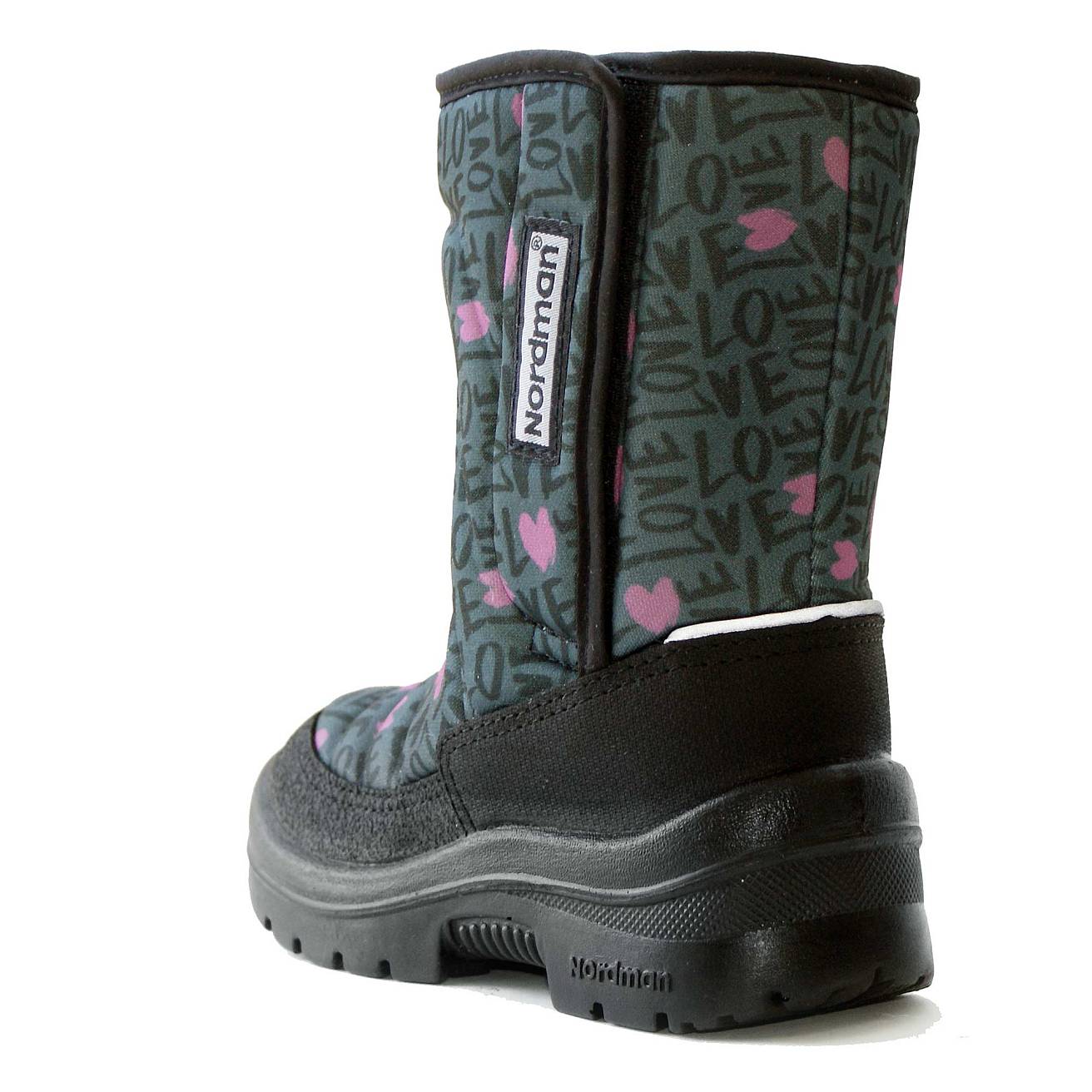 Зимние детские сапоги Nordman Lumi  на липучке LV GREY - фото 5