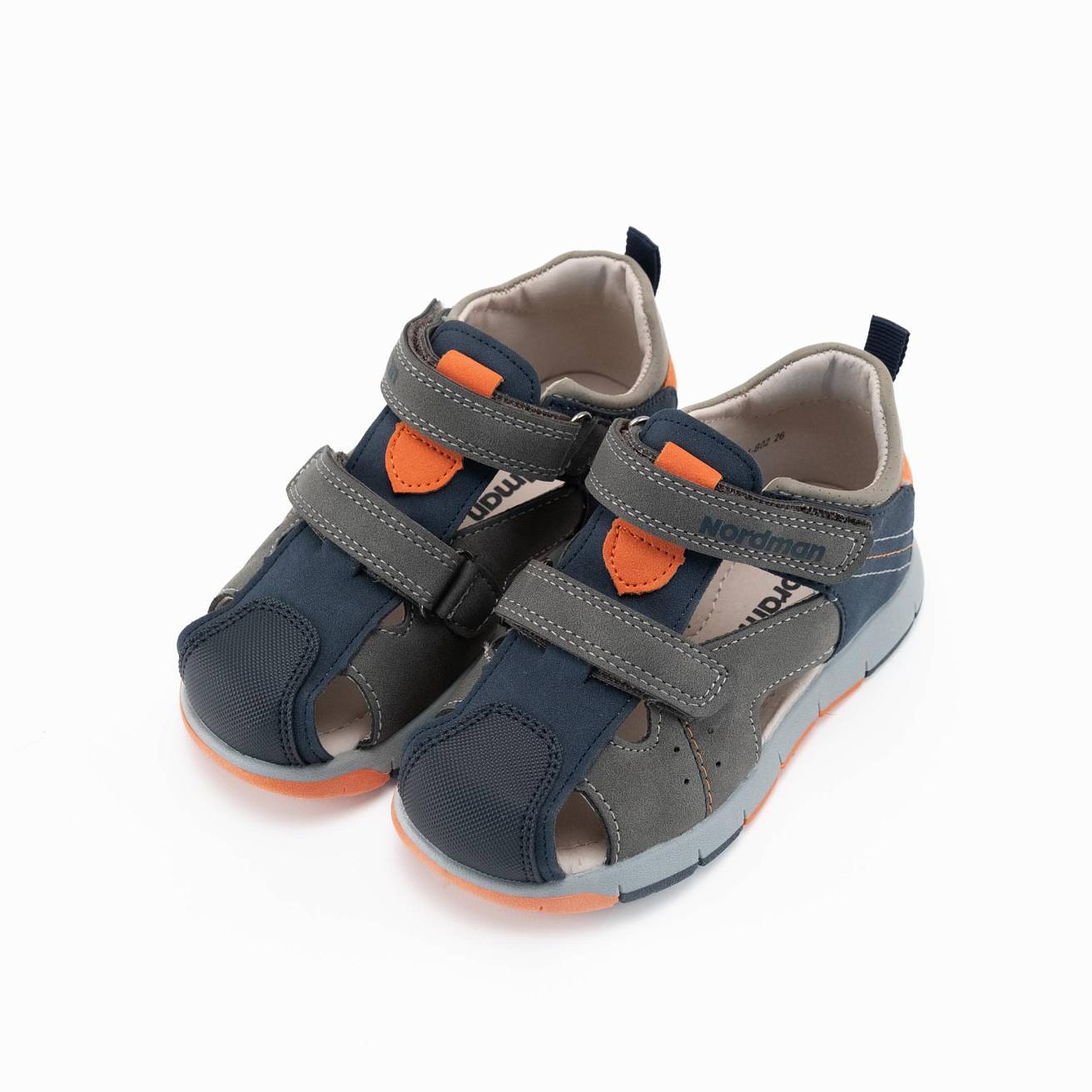 Сандалики детские Nordman Boom цвет тёмно-синий - фото 2