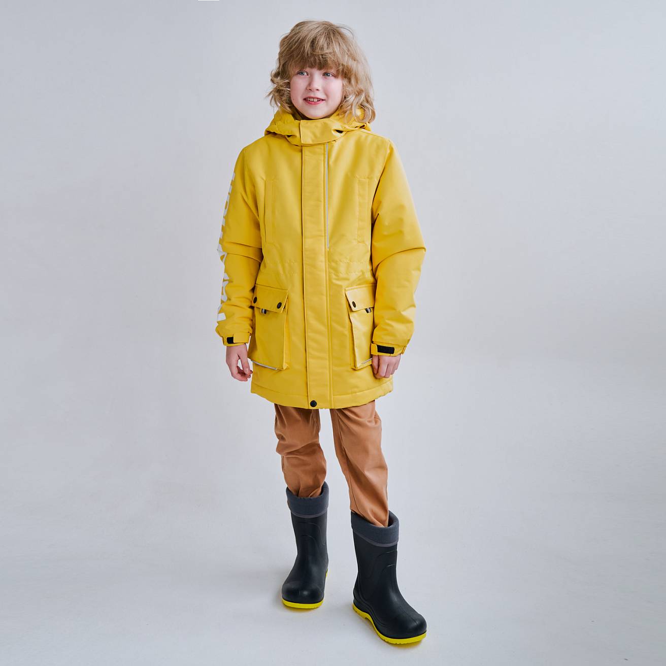 Nordman Wear куртка-парка утеплённая желтая - фото 2