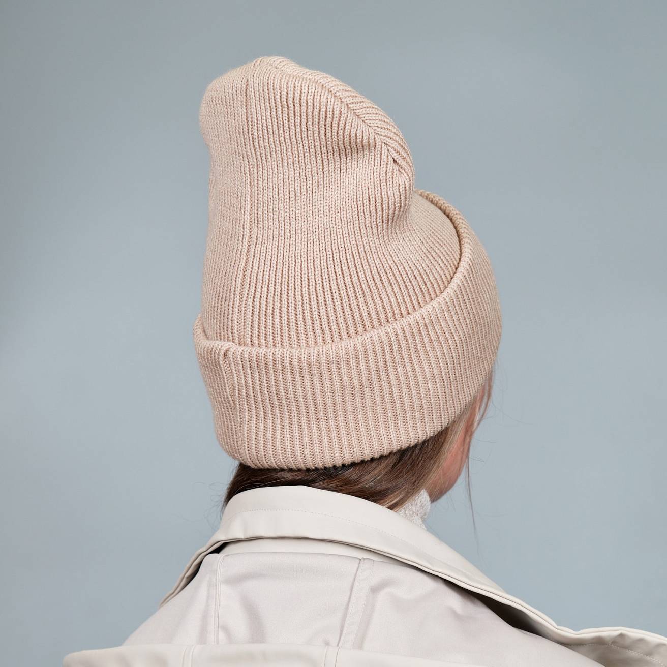 Шапка вязаная Nordman цвет бежевый - фото 2