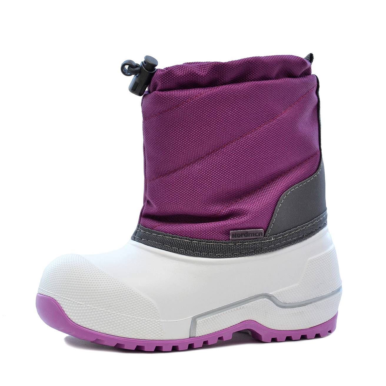 Сноубутсы Nordman Cross из ЭВА+ТЭП белый/фуксия - фото 2