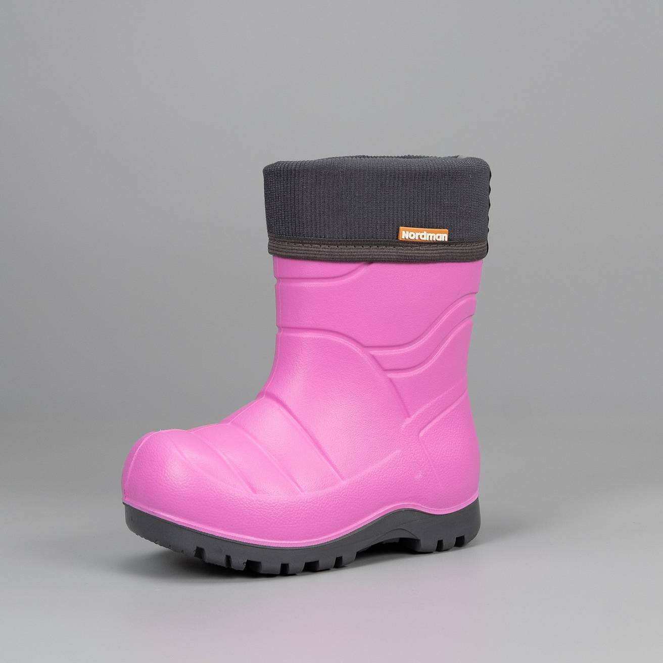 Сапоги детские Nordman Flash со съемным флисовым утеплителем розовые - фото 2